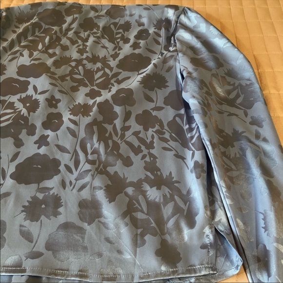 Urban Outfitters Jacquard Surplice Long Sleeve Top - Picture 7 of 11